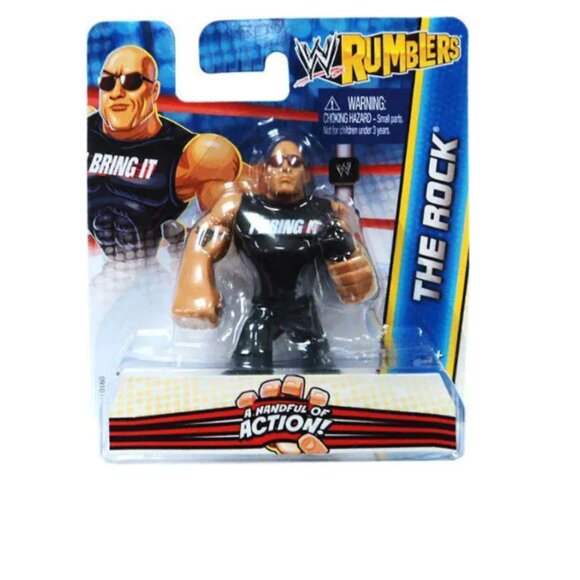 WWE Wrestling Rumblers Series 2 The Rock Mini Figure - Picture 1 of 5